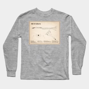 XB-70 Valkyrie Strategic Bomber - SD Long Sleeve T-Shirt